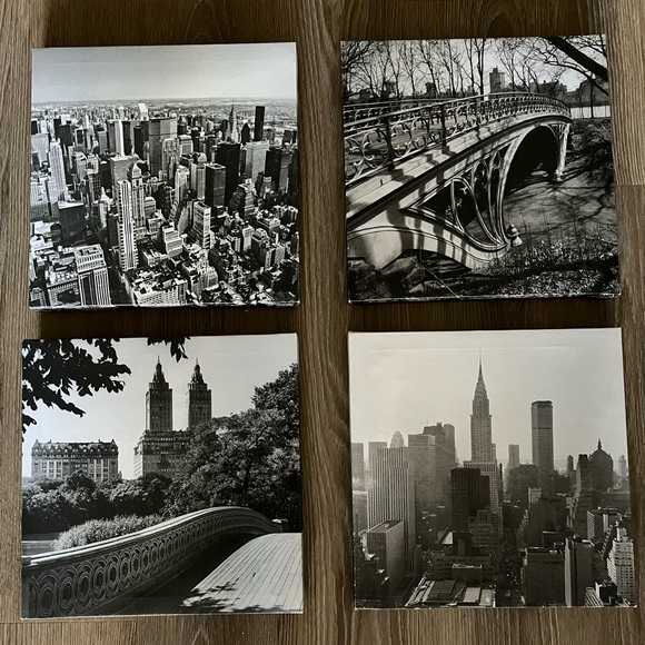 Vintage black and white NYC canvas prints (4) - Picture 5 of 5